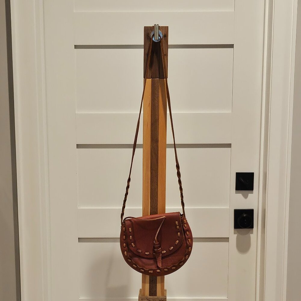 Brown Leather Shoulder Bag